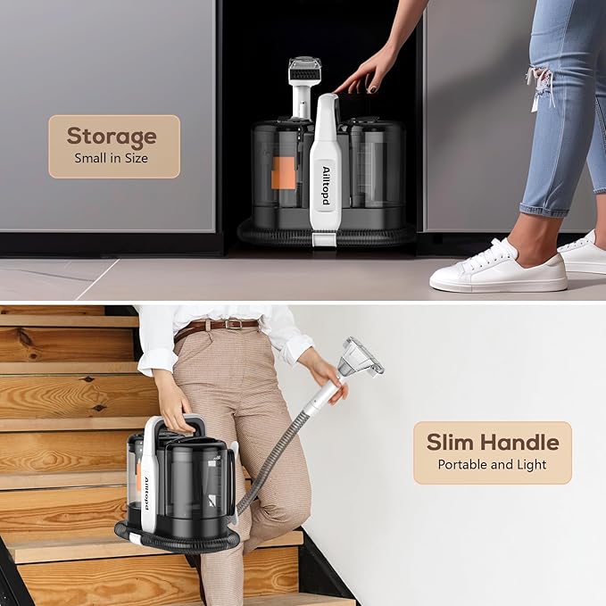 Portable Carpet & Upholstery Spot Cleaner, Powerful Suction & Spot Remover