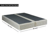 Spinal Solution Queen Size Fully Assembled Split Foundation Box Spring for Mattress