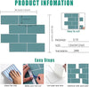 10 Sheets Peel and Stick Backsplash Tile with Framed Stick on Wall Tiles