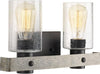 Gulliver 2 Light  Wide Bathroom Vanity Light