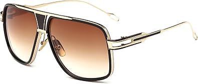 Aviator Sunglasses for Men UV Protection Goggle Alloy Frame with Case