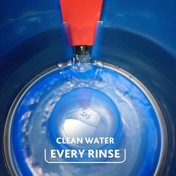 RinseClean Spin Mop & Bucket System | Clean with Clean Water | Removes 99% of Bacteria