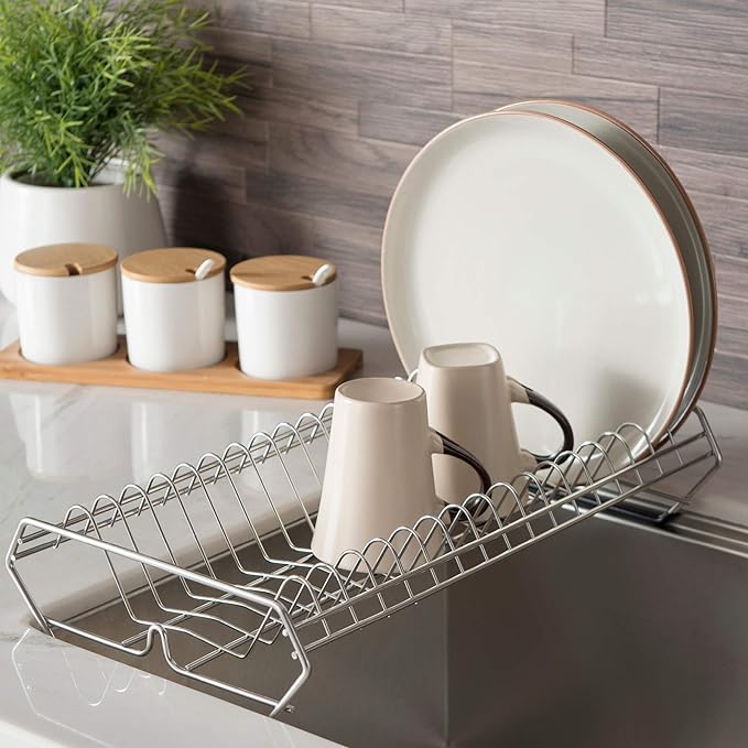 Kraus Kore Stainless Steel Dish Rack for Workstation Kitchen Sink