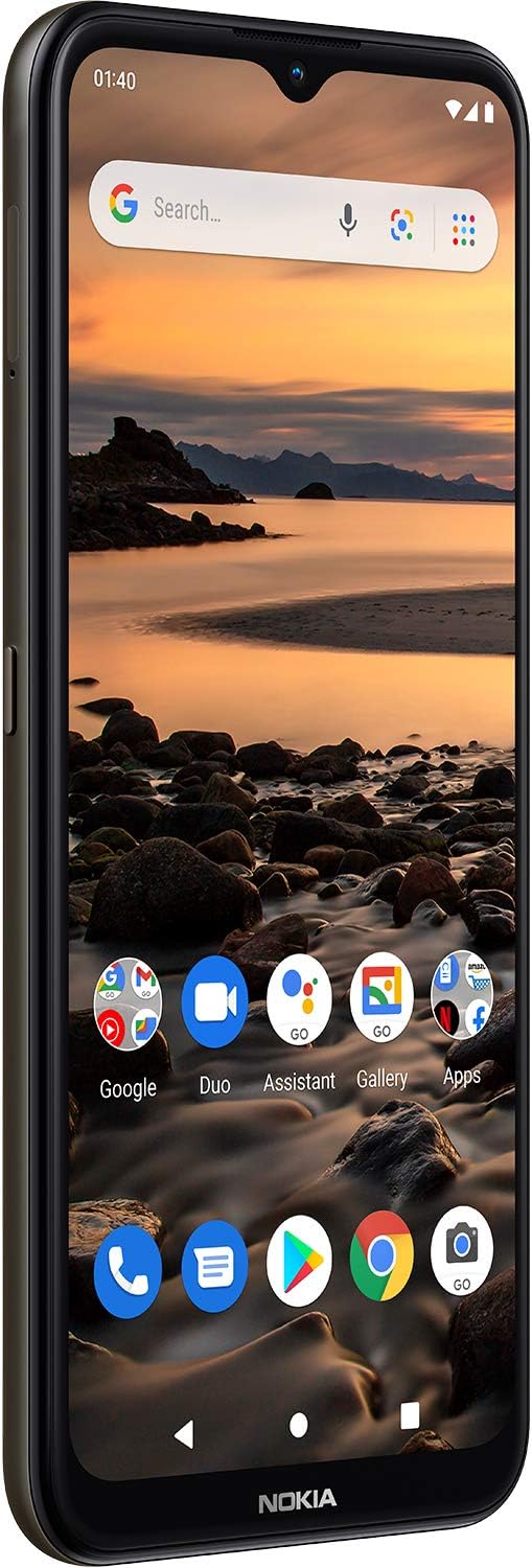 1.4 | Android 10 (Go Edition) | Unlocked Smartphone | 2-Day Battery | Dual SIM | US Version| 2/32GB | 6.51-Inch Screen | Fjord Blue