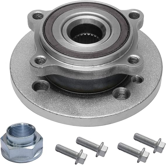 Front Wheel Bearing and Hub Compatible with 2007-2015 Mini Cooper