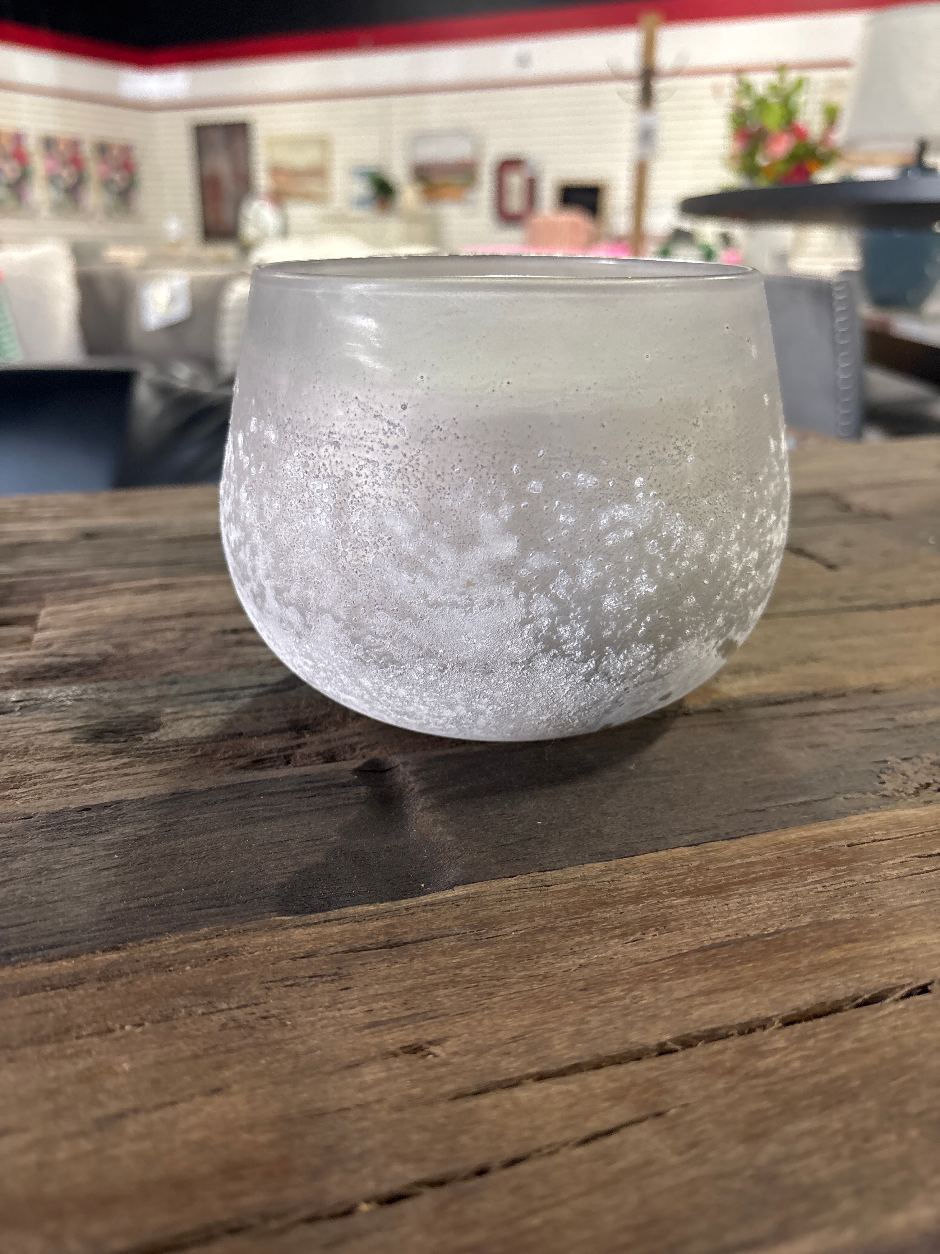 30oz Tranquility Salted Glass Wellness Jar Candle SHOWROOM ITEM