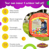 Ball Pit Play Tent for Kids | Large Ball Pits for Toddlers, and Babies | Fill Playhouse with Plastic Balls Idea | Indoor & Outdoor Foldable Baby Tent (200 Balls Included)