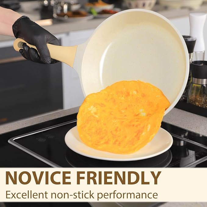 23pcs Pots and Pans Set Non Stick, Kitchen Cookware Set