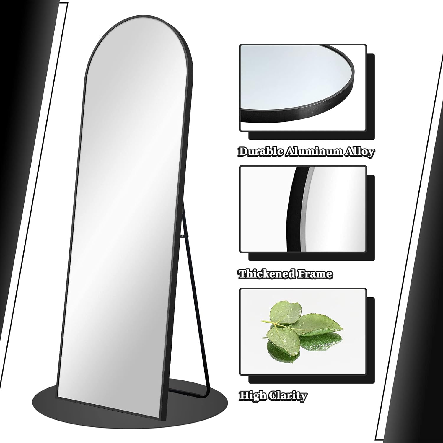 Arched Full Length Mirror, 71" x 24", final cut