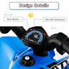 Kids Ride On ATV, 6V Electric Vehicle for Toddlers, 4 Wheeler Battery Powered Motorized Quad Toy Car for Boys Girls with LED Lights, Horn (Blue)