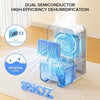 Dehumidifier with Auto Shut Off, 7-Color LED Light Built-in Aromatherapy Diffuser (White)