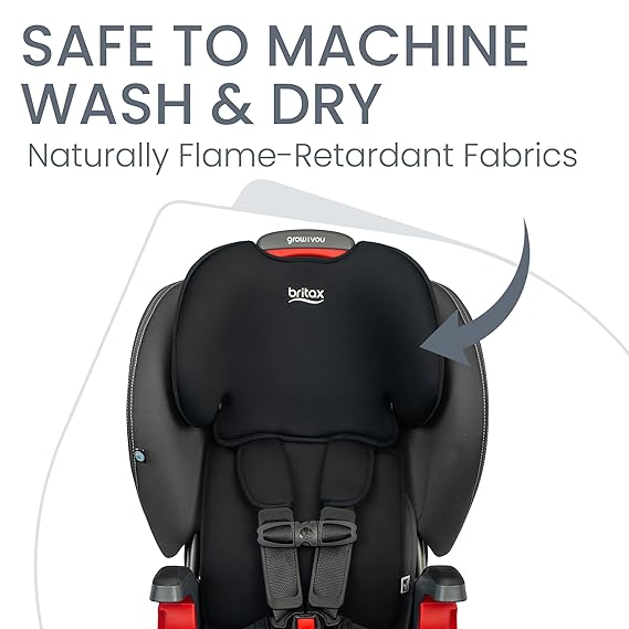 Grow with You Harness-2-Booster Car Seat, 2-in-1 High Back Booster, Quick-Adjust 5-Point Harness, Mod Black