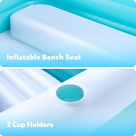 Inflatable Pool, Cyan