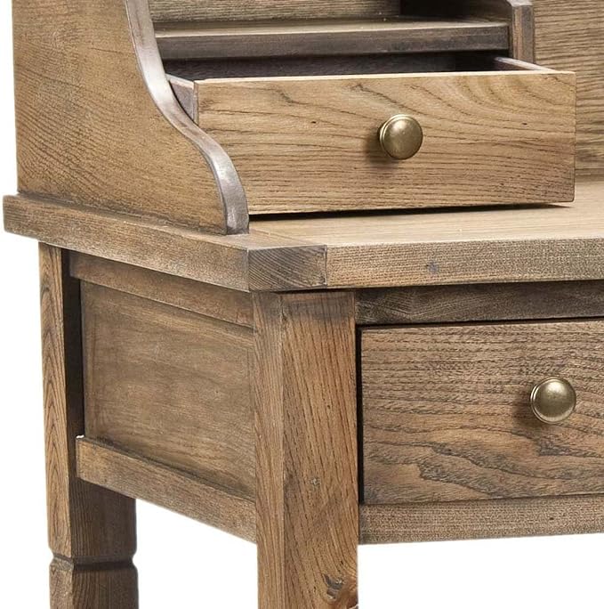 American Homes Collection Landon Medium Oak Writing Desk