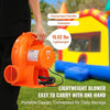 Inflatable Blower, 900W, 1 HP & 1.2 HP Bounce House Blower, Commercial-grade Air Blower for Inflatables, 3300 RPM, Bouncy Castle Electric Blower Perfect for Bounce House, Waterslides, ETL Listed