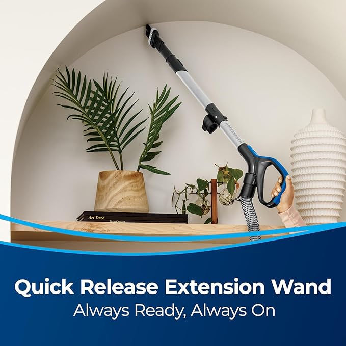 CleanView Swivel Rewind Pet Reach Vacuum Cleaner, with Quick Release Wand, Swivel Steering and Automatic Cord Rewind