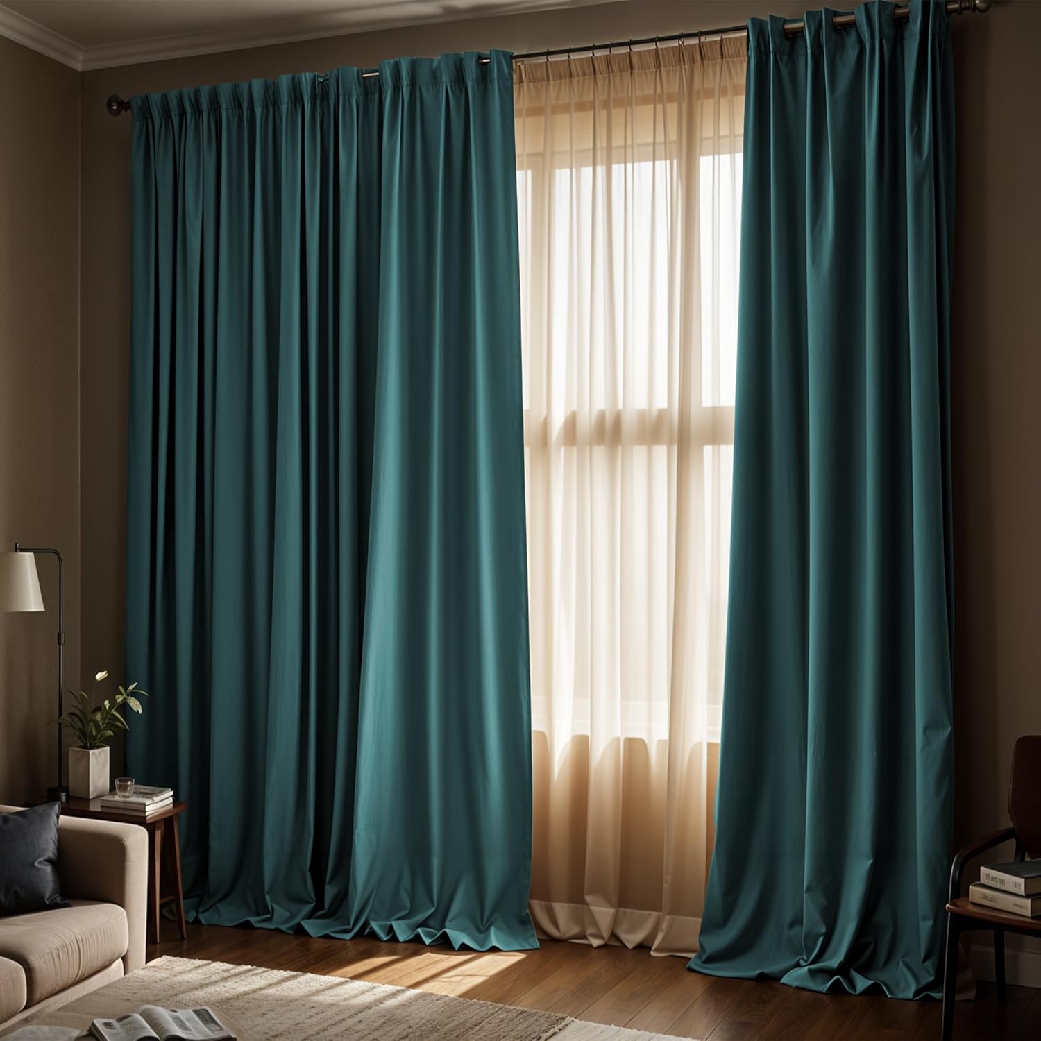 Premium Blackout Curtains 2 Panels Set
