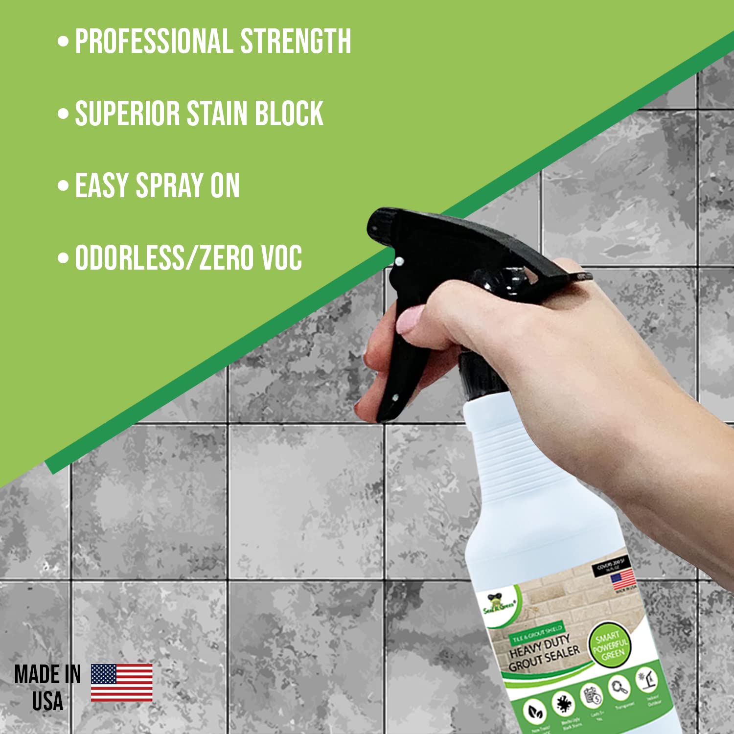 Xtreme-Heavy Duty Pro Strength Grout Sealer Non Toxic-VOC Free & Odorless