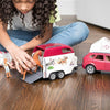 Horse Club — Horse Adventures with Car and Trailer Horse Play Set, 110 Piece Set of Horse Toys for Girls and Boys