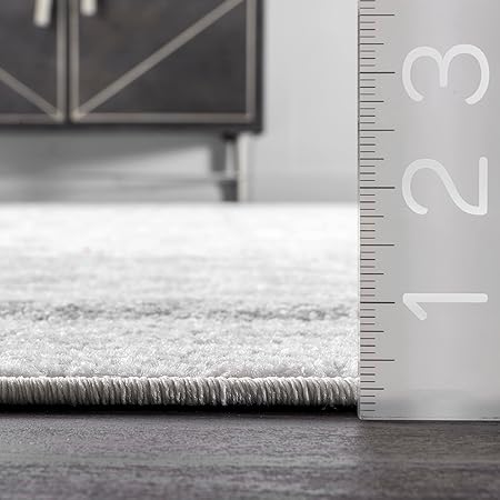 Jaime Vintage Trellis Area Rug, Gray