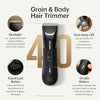 PRO Trimmer Blade, Waterproof Wet/Dry Groomer, USB-C & Wireless Charging Compatible, Men’s Ball Shaver with Travel Lock