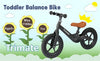 Toddler Balance Bike, Black - No Pedal Sport Bike, Inflated Tire, for Boys and Girls