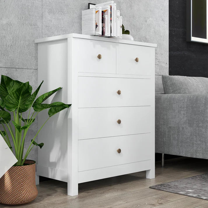 5 Drawer Dresser with Deep Space
