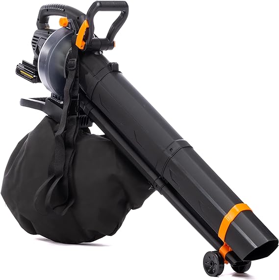3-in-1 Cordless Leaf Blower, Leaf Vacuum, Leaf Mulcher (2 2Ah Batteries and Charger Included)