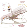 Boho Chic 2-in-1 with Removeable Hanging-Toy Bar, Stationary Modes, Folds Flat for Compact Storage and Portability