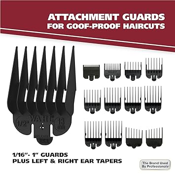 Clipper Rechargeable Cord/Cordless Haircutting & Trimming Kit for Heads, Longer Beards, & All Body Grooming - Model