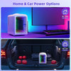 Mini Compact Refrigerator with Gaming Light, Portable Mini Fridge