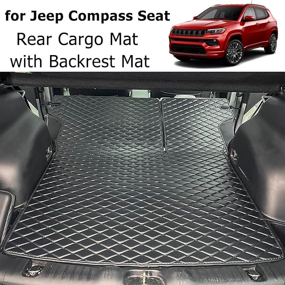 2016-2025 Jeep Compass Trunk Mat and Rear Backrest Mat Cargo Liners