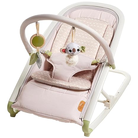 Boho Chic 2-in-1 with Removeable Hanging-Toy Bar, Stationary Modes, Folds Flat for Compact Storage and Portability