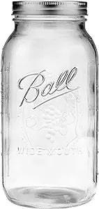 Ball 1  Wide Mouth Half Gallon Mason Jar