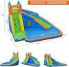 Inflatable Water Slide, Giant Bouncy Waterslide Park for Kids Backyard Outdoor Fun with Climbing Wall, Splash Pool, Blow up Water Slides Inflatables for Kids and Adults Party