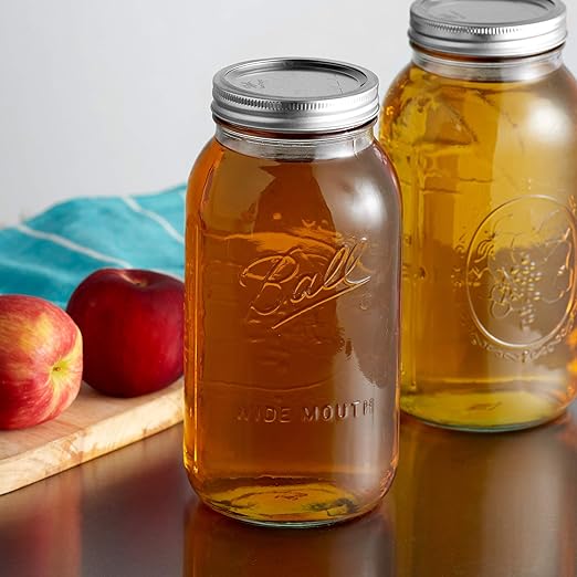 Ball 1 Wide Mouth Half Gallon Mason Jar