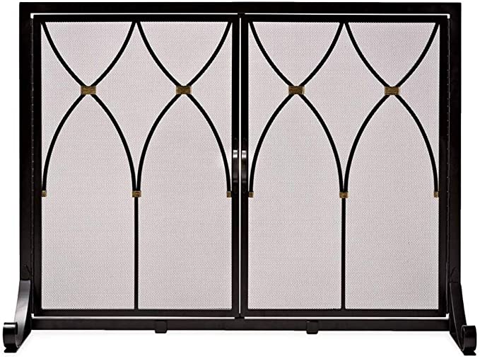 Large Winchester Fireplace Screen with Doors