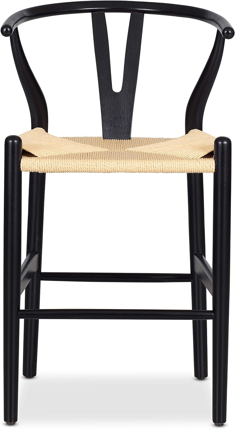 Weave Counter Stool in Black