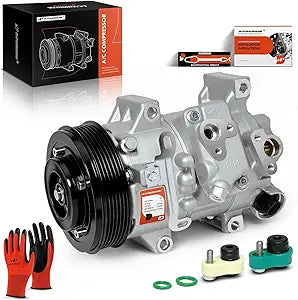 Air Conditioner AC Compressor with Clutch Compatible with Toyota Corolla 2009-2010, Matrix 2009-2012, Scion xD 2008-2014 1.8L