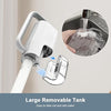 Steam Cleaner, 6 in1 Rotated Steam Mop Cleaner with 2 Modes, 2 Microfiber Pads, Detachable Steam Mops for Floor, Laminate Floor, Tiles Cleaning (White)