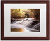 Avon Falls by Jason Shaffer, White Matte, Wood Frame