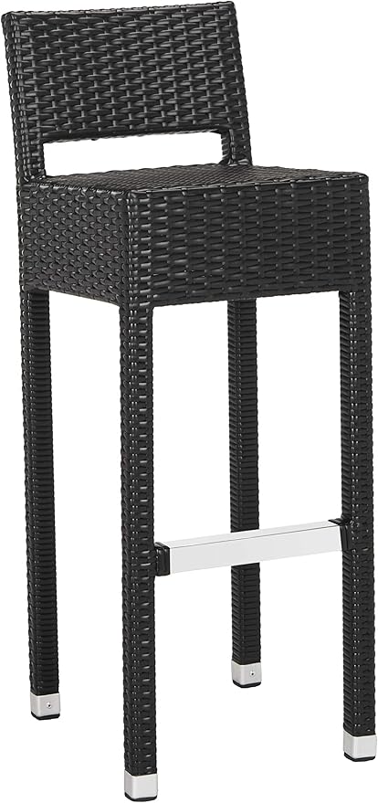 Collection Landry Black Indoor/Outdoor Bar Stool