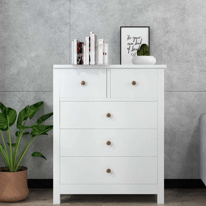 5 Drawer Dresser with Deep Space
