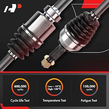 CV Axle Shaft Assembly Compatible with Chevrolet Equinox & GMC Terrain, FWD, Front Right Passenger Side