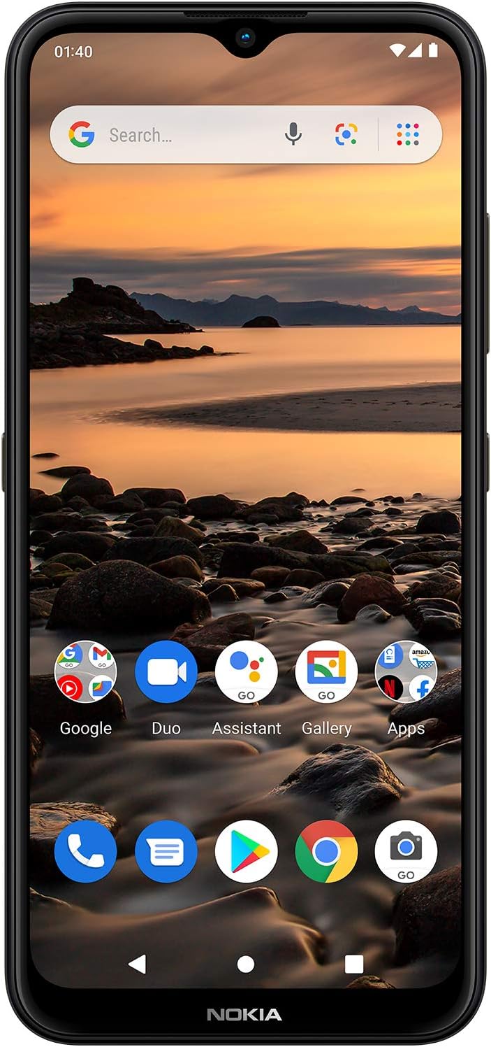 1.4 | Android 10 (Go Edition) | Unlocked Smartphone | 2-Day Battery | Dual SIM | US Version| 2/32GB | 6.51-Inch Screen | Fjord Blue