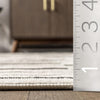 Birdie Modern Lines Area Rug, 8'10' x 12', Beige