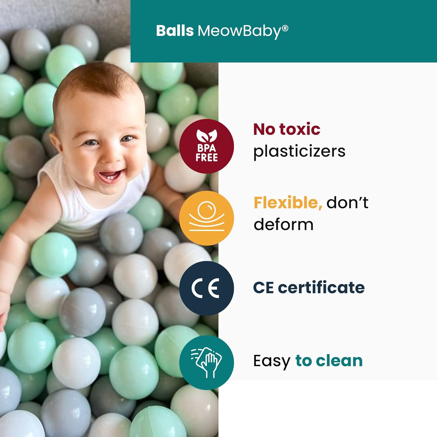 MEOWBABY Foam Ball Pit