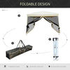 Oxford Pop Up Canopy Tent with Netting, Instant Screen Room House, Tents for Parties, Height Adjustable, with Carry Bag, for Outdoor, Garden, Patio