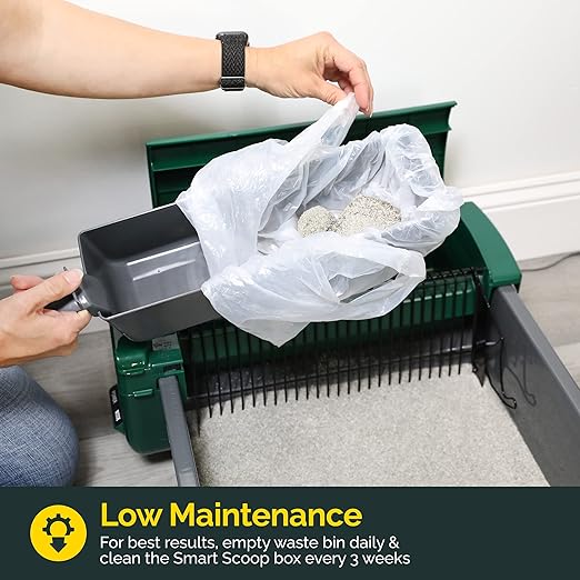 Smart Scoop Litter Box Value Pack, Self Cleaning, Hands-Free Large Litter Box