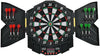 Professional Electronic Dart Board Cabinet Set Dartboard Game Room LED Display w/ 12 Darts